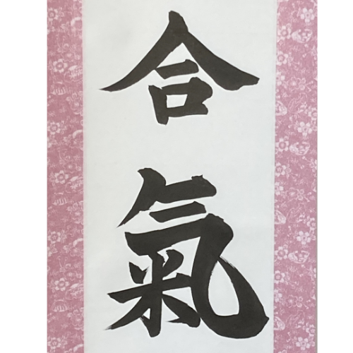 Takemusu Aiki, La philosophie de l'Aikido - illustration de calligraphie japonaise fabriquée à la main (livraison gratuite)